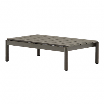 Журнальный столик Sorells из зеленого алюминия 57 x 91 см