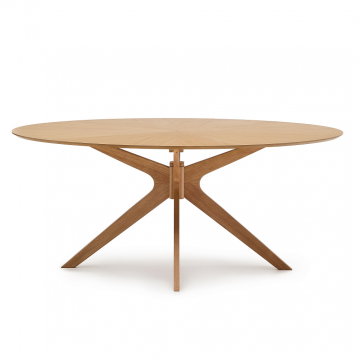 Стол Naanim из дубового шпона 180 x 110 см