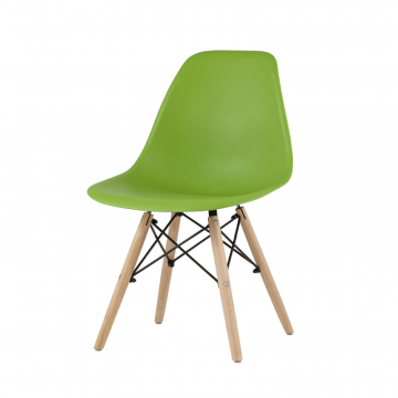 Стул Eames Style DSW зеленый (разборный каркас)