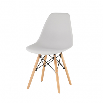 Стул Eames Style DSW светло-серый (разборный каркас)