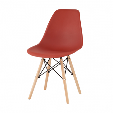 Стул Eames Style DSW терракотовый (разборный каркас)