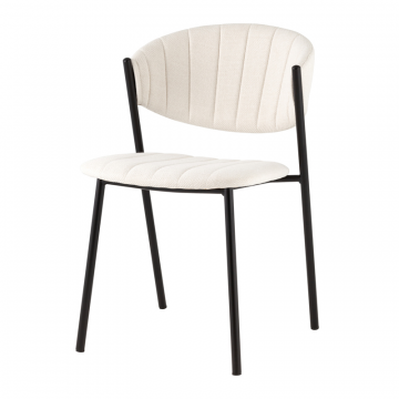 Стул Харпер ткань рогожка молочный