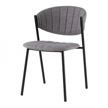 Стул Харпер ткань рогожка серый