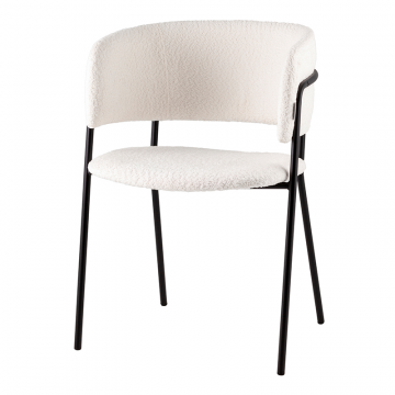 Кресло Нэлли New, букле белый