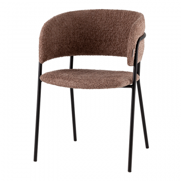 Кресло Нэлли New, букле коричневый