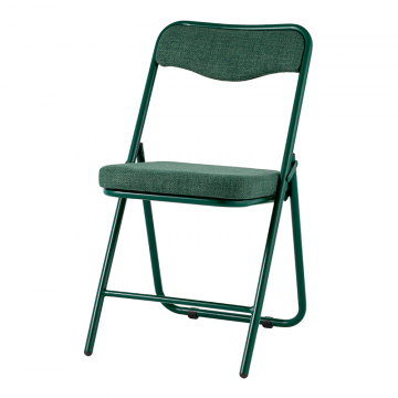 Стул складной Джонни рогожка зеленая каркас зеленый