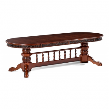 Деревянный стол Кассиль орех / коричневая патина