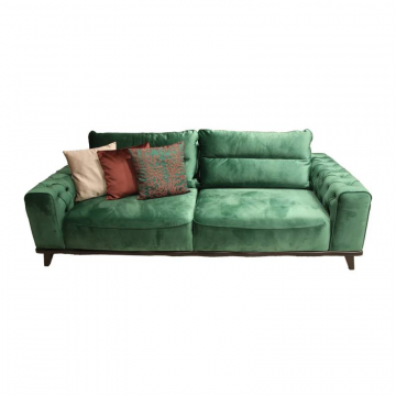 Диван 3-х местный раскладной Анка зелёный