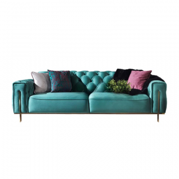 Диван 2-х местный Голд бирюзовый