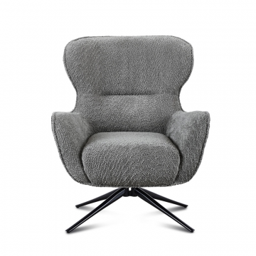 Кресло Sebastian, серый/темно-серый