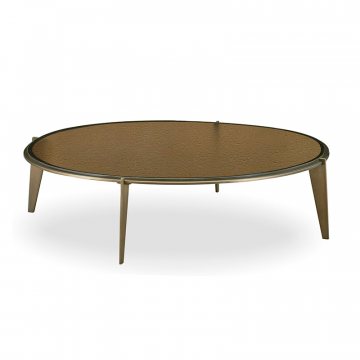 Стол журнальный Joy (117), коричневое стекло