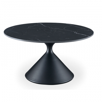 Стол журнальный Santiago (80), черный камень