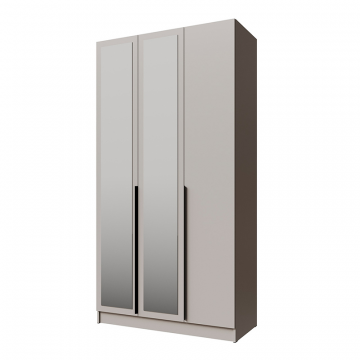 Распашной шкаф с зеркалом Мадрид 1,2, Кашемир