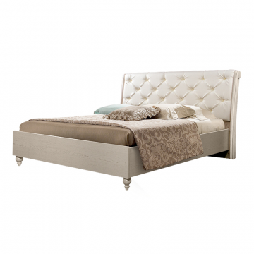 Кровать Венеция 1,8 м ЭКОКОЖА с основанием