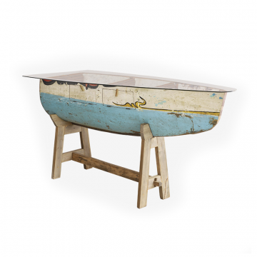 Стол из лодки барный 220х110см