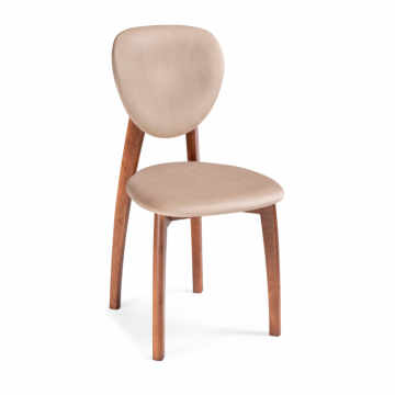 Деревянный стул Вакимо ткань tenerife beige / миланский орех