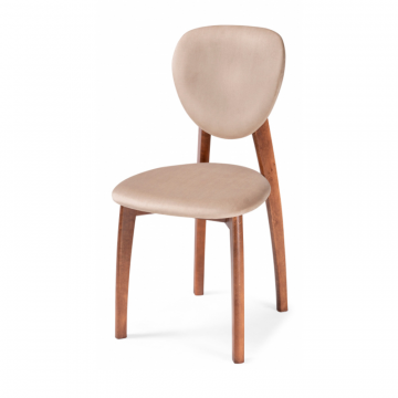 Деревянный стул Вакимо ткань tenerife beige / миланский орех