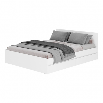 Кровать 1,2 м Симпл КР-07, белый