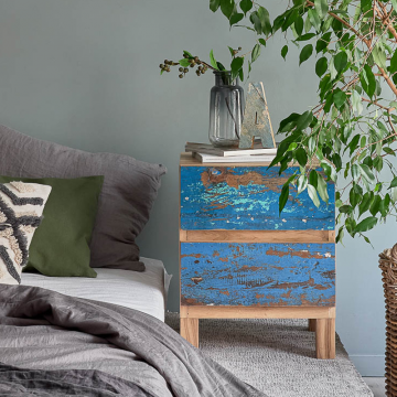 Прикроватная тумба Basic 42см (массив тика и дуба)