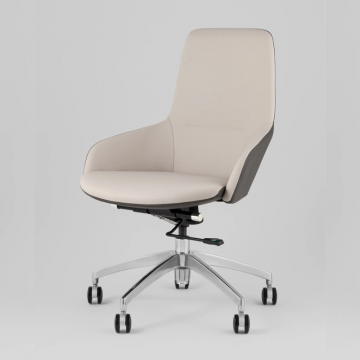 Кресло офисное TopChairs Soulo светло-серый, серый