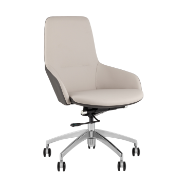 Кресло офисное TopChairs Soulo светло-серый, серый