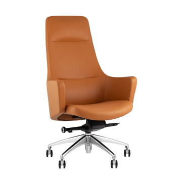 Кресло руководителя TopChairs Ferris коричневое
