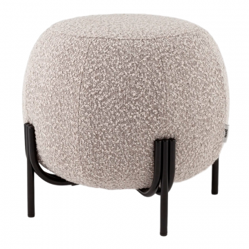 Пуф Флик new ткань букле серо-бежевый
