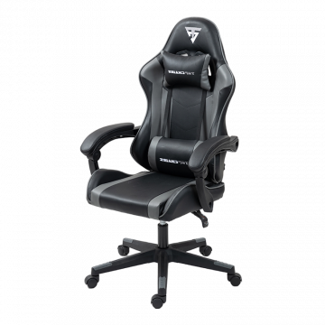 Кресло спортивное TopChairs Commander черно-серый