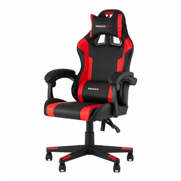 Кресло спортивное TopChairs Commander черно-красный