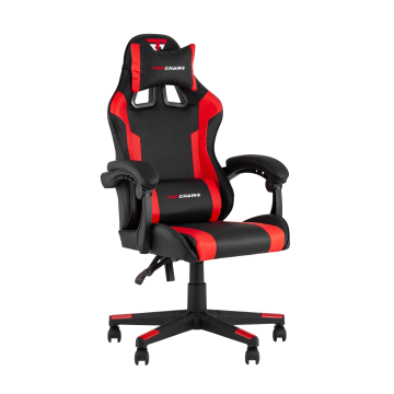 Кресло спортивное TopChairs Commander черно-красный