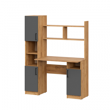 Стол компьютерный СТК 13, Дуб Золотой, Графит