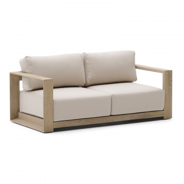 Диван Ambra 2-местный уличный из акации со светлой отделкой 174 см