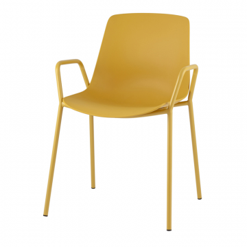 Стул Kaira пластик горчичный