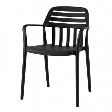 Стул Siena пластик черный