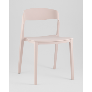Стул Moris пластик нежно-розовый