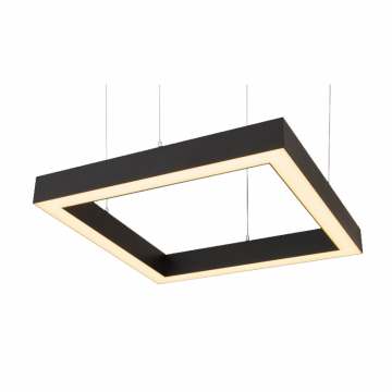 Светильник Quadro-L70, 1000 х 1000 мм, 72 Вт, 4000К, Подвесной, Черный