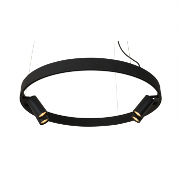 Подвесной светодиодный светильник Hoop Directed D1000, 40 Вт, черный