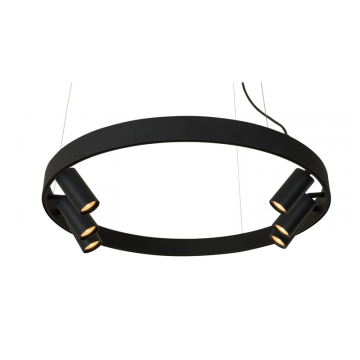 Подвесной светодиодный светильник Hoop Directed D1200, 60 Вт, черный