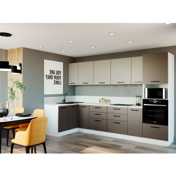 Кухонный гарнитур Латте 3200x1400 угловой