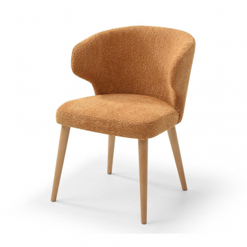 Стул Simona, терракотовый/ясень