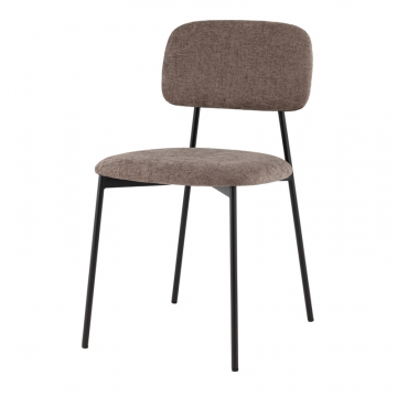 Стул Chao коричневый черные ножки