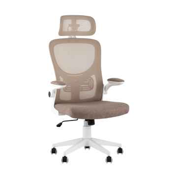 Кресло офисное TopChairs Airone бежевый ткань
