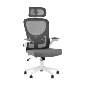 Кресло офисное TopChairs Airone серый ткань