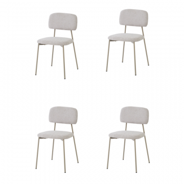 Комплект стульев Chao серый серые ножки 4 шт.