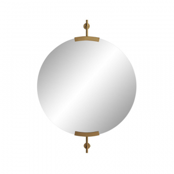 Золотое настенное зеркало “Олеан”