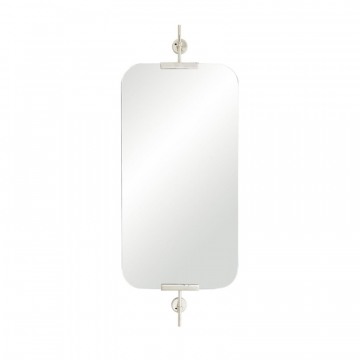 Серебряное настенное зеркало “Линарес”