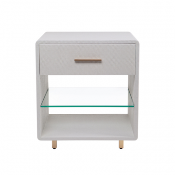 Бежевая прикроватная тумба “Тейт”