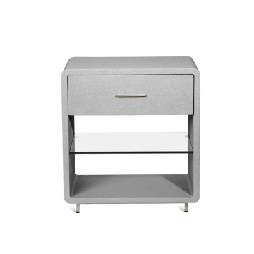 Серая прикроватная тумба “Тейт”