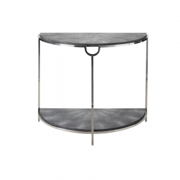 Серая полукруглая консоль “Мэгги”