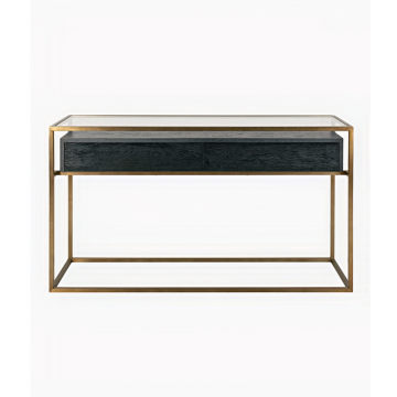 Черная консоль с ящиками “Хэйворд”